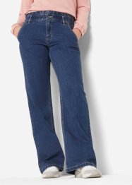 Wide leg paperbag jeans high waist, John Baner JEANSWEAR