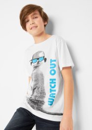 Jongens T-shirt met coole print van biologisch katoen, bpc bonprix collection