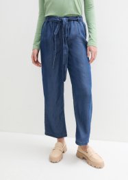 Wide leg jeans met high waist en elastische band, bpc bonprix collection