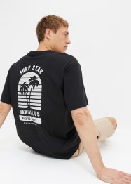 T-shirt van biologisch katoen, loose fit, RAINBOW