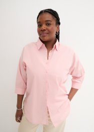 Oversized blouse van katoen met 3/4 mouwen, bpc bonprix collection