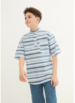 Jongens gestreept overhemd met korte mouwen, bpc bonprix collection