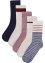 Zachte, geribde sokken (5 paar) met satijnen strik, bpc bonprix collection