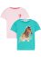 Meisjes T-shirt van biologisch katoen (set van 2), bpc bonprix collection