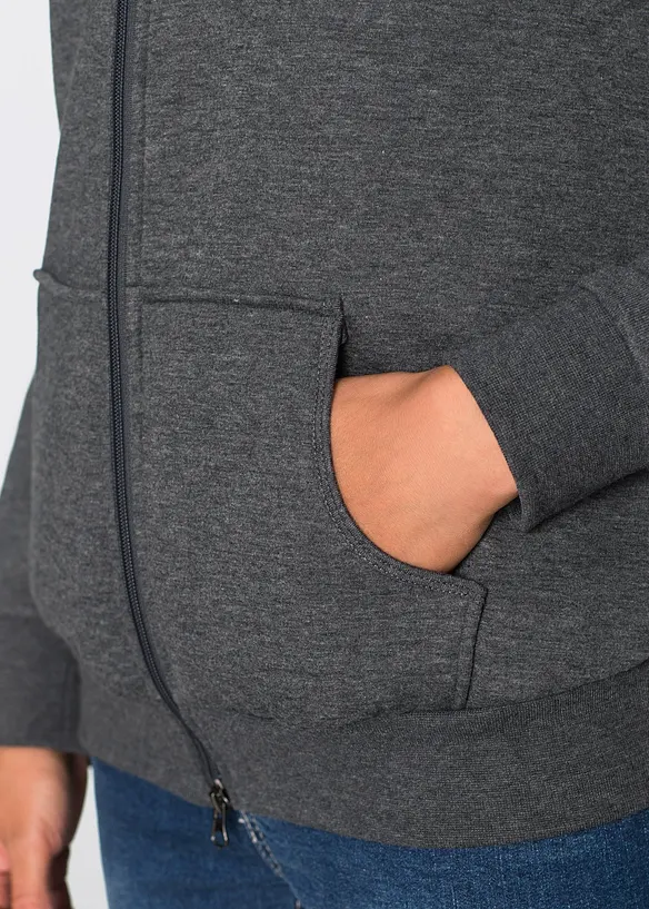 Zwangerschaps sweatvest / draagvest met zachte binnenkant, bonprix
