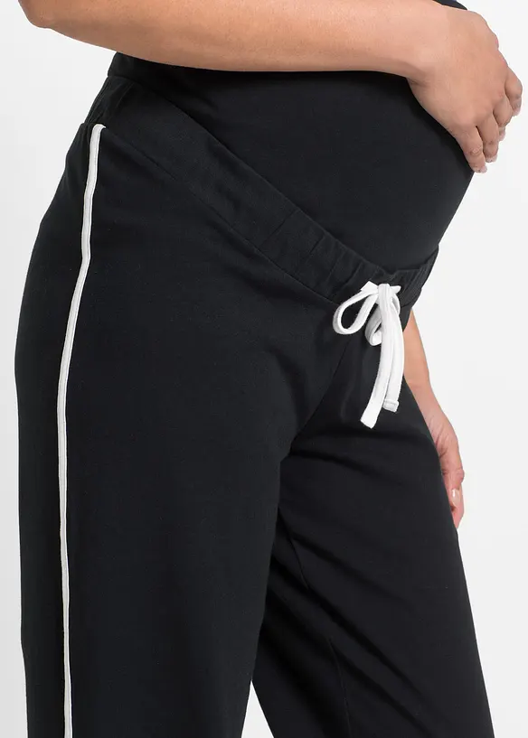 Zwangerschaps-joggingbroek van biologisch katoen, straight leg, bonprix