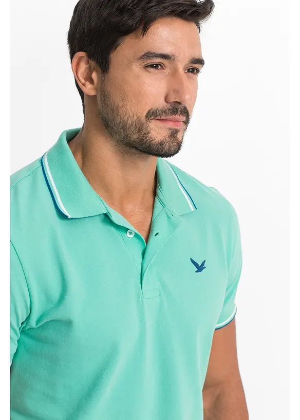 Piqué poloshirt van biologisch katoen, bonprix
