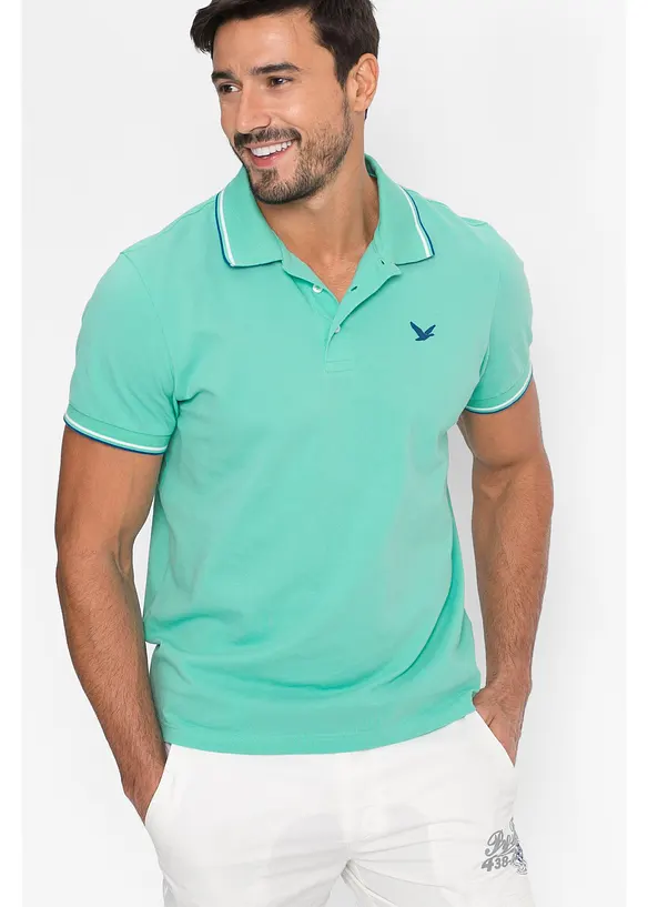 Piqué poloshirt van biologisch katoen, bonprix