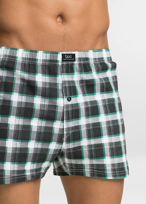 Wijde jersey boxershorts met katoen (set van 3), bonprix