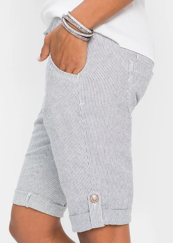 Gestreepte short, bonprix