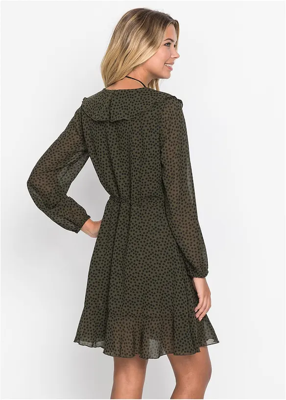 Mini jurk in wikkellook, bonprix