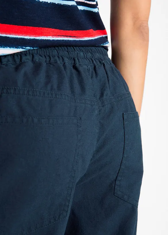 Bermuda met linnen, bonprix