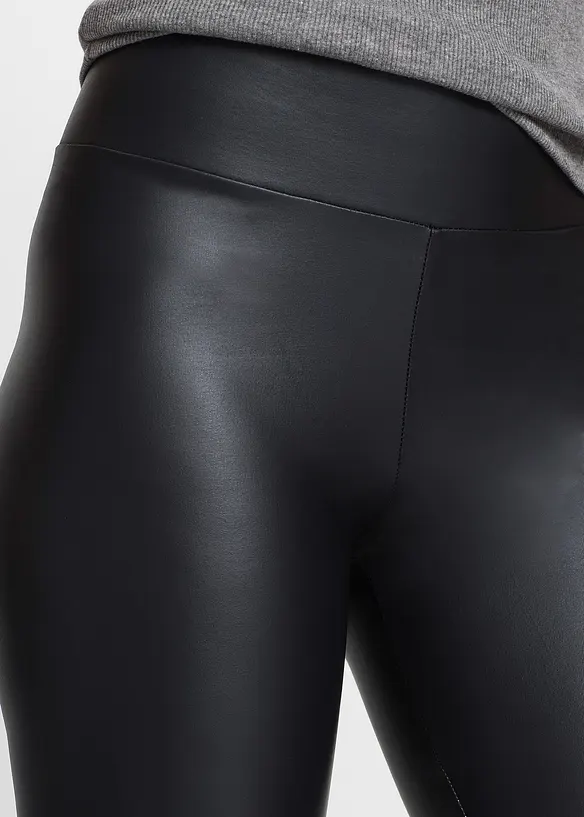 Legging van imitatieleer met coating, bonprix