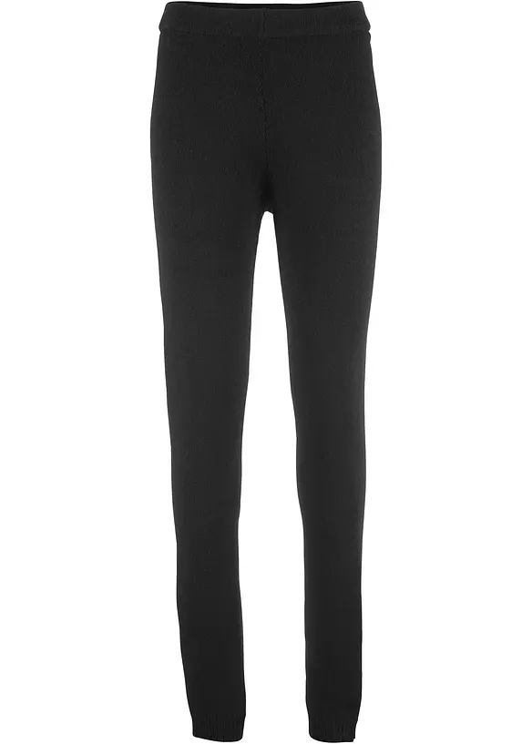 Thermolegging met geribde band, bonprix