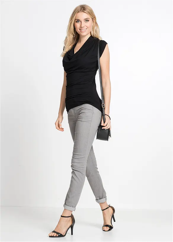 Shirt van viscose-mix, bonprix