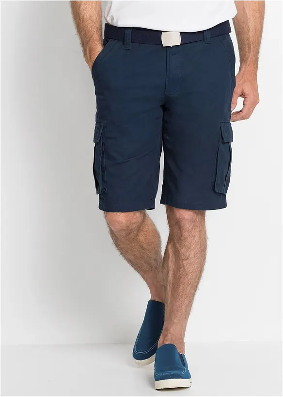 Cargo bermuda van katoen, relaxed fit, bonprix