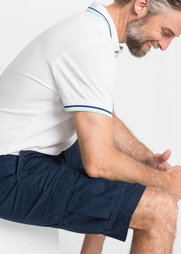 Cargo bermuda van katoen, relaxed fit, bonprix