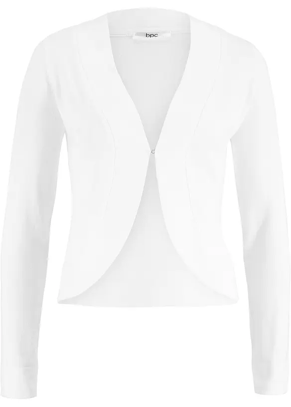 Kort vest met viscose, bonprix