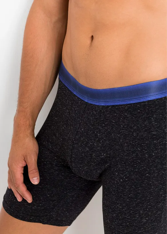 Strakke lange boxershorts (set van 2), bonprix