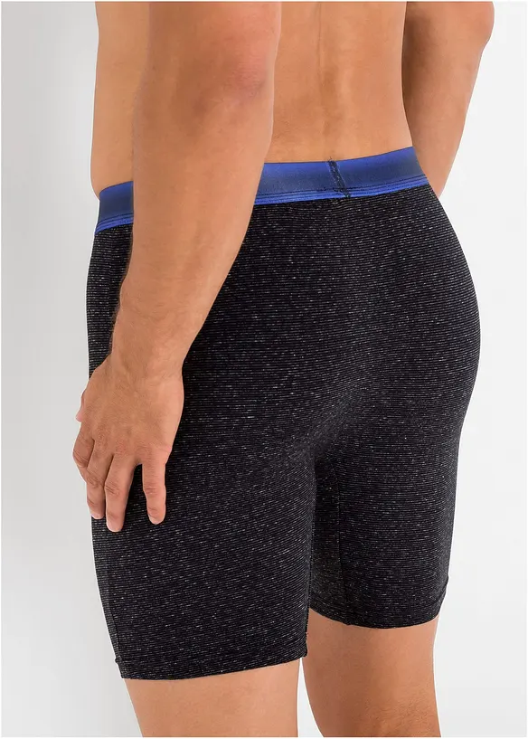 Strakke lange boxershorts (set van 2), bonprix