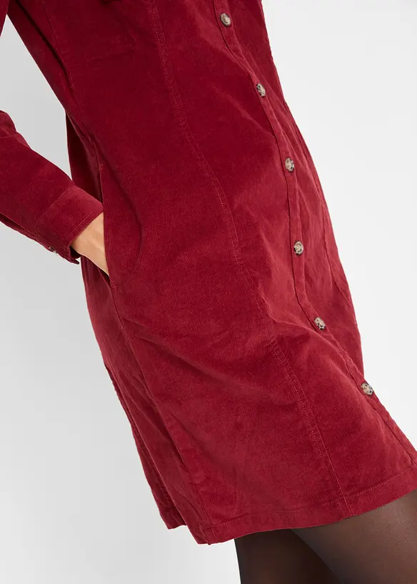 Corduroy stretch jurk, bonprix