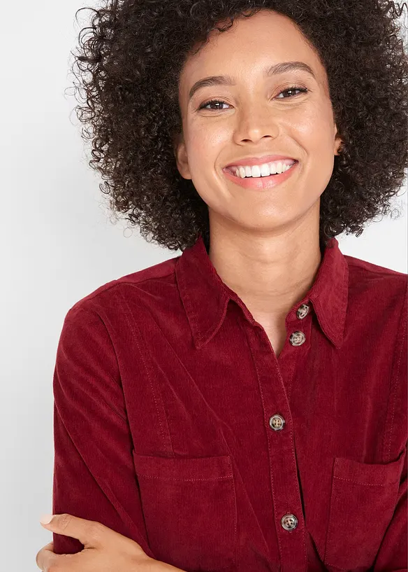 Corduroy stretch jurk, bonprix