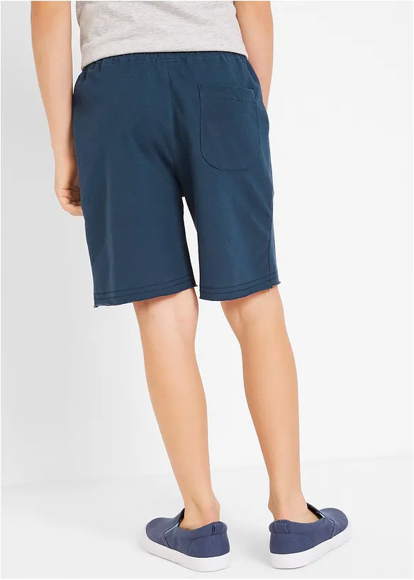 Sweat bermuda in een zachte katoenmix (set van 2), bonprix
