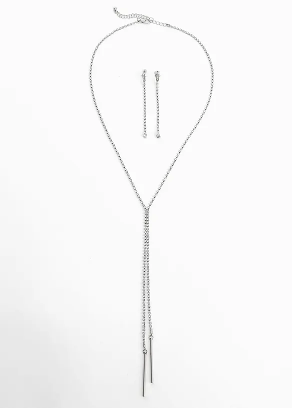 Ketting en oorbellen (3-dlg. set), bpc bonprix collection