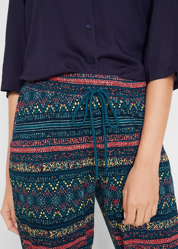 Jersey broek van zachte viscosemix, bonprix