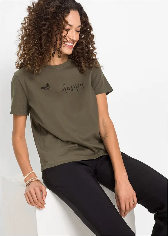 T-shirt van katoen, bonprix