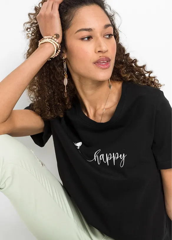 T-shirt van katoen, bonprix
