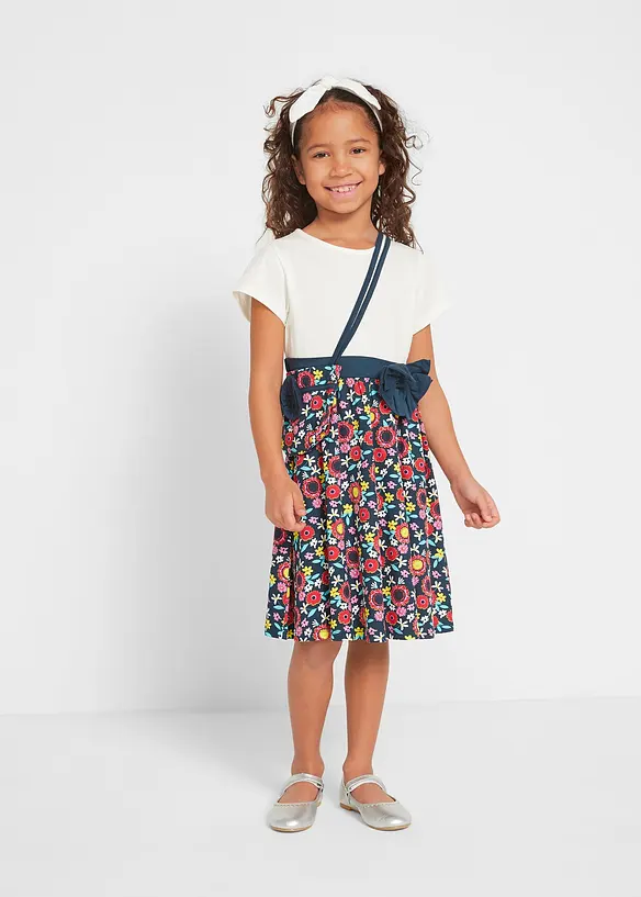 Shirtjurk en tas (2-dlg. set) van biologisch katoen, bonprix