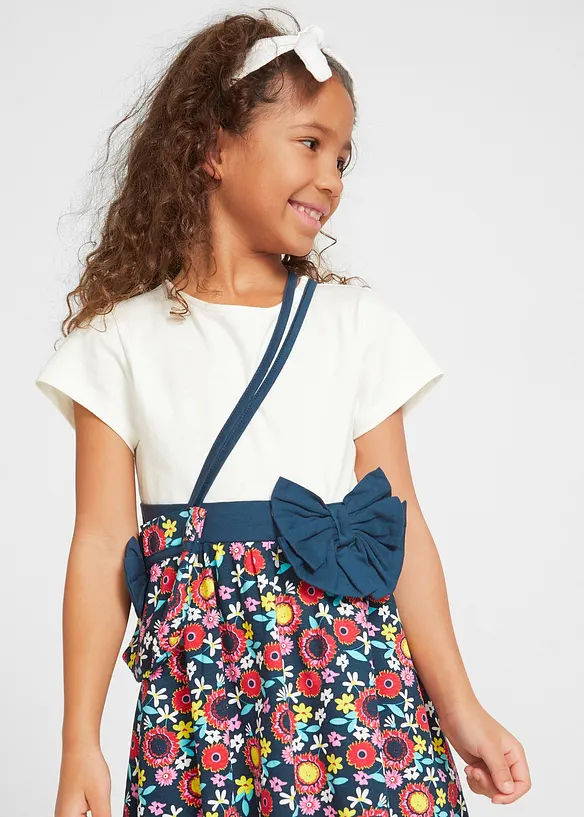 Shirtjurk en tas (2-dlg. set) van biologisch katoen, bonprix