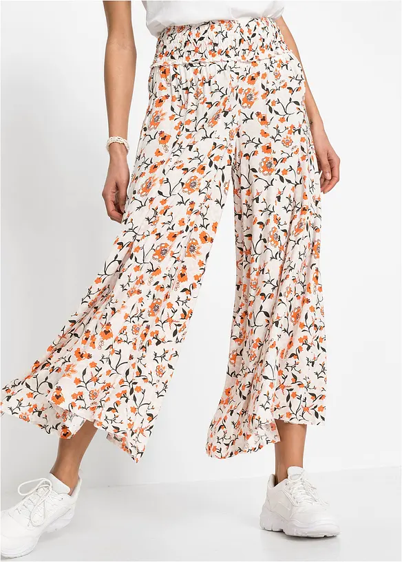 Palazzo broek van soepele viscose, bonprix