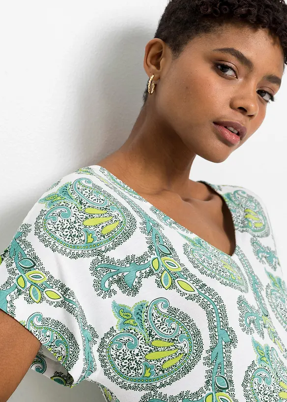 Shirtjurk in een soepele viscose-eleastanmix, bonprix