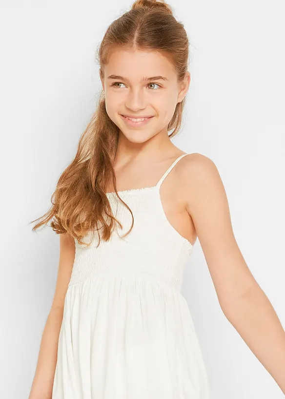 Meisjes maxi jurk van soepele viscose, bonprix