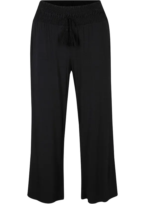 Jersey broek van viscose, bonprix
