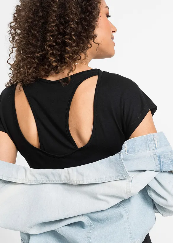 Jersey jurk van een soepele viscose-elastanmix, bonprix
