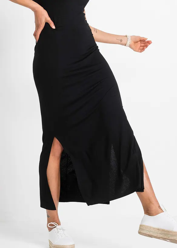 Jersey jurk van een soepele viscose-elastanmix, bonprix