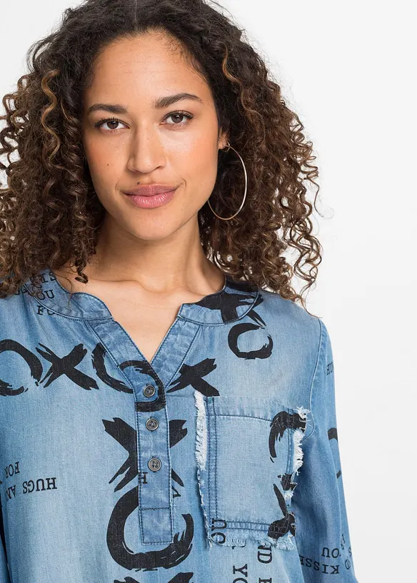 Jurk van soepel Lyocell, bonprix