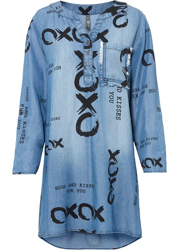 Jurk van soepel Lyocell, bonprix