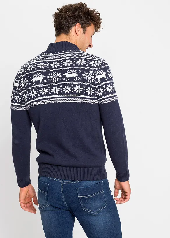 Huidvriendelijk Noors vest van puur katoen, bonprix