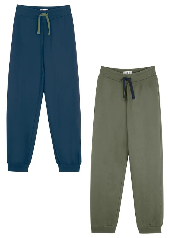 Sweatpants van katoen (set van 2), bonprix