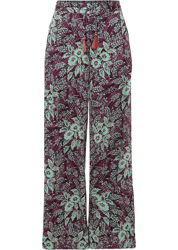Palazzo broek van soepele viscose, bonprix