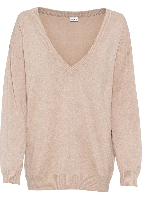 Oversized trui van een viscosemix, bonprix