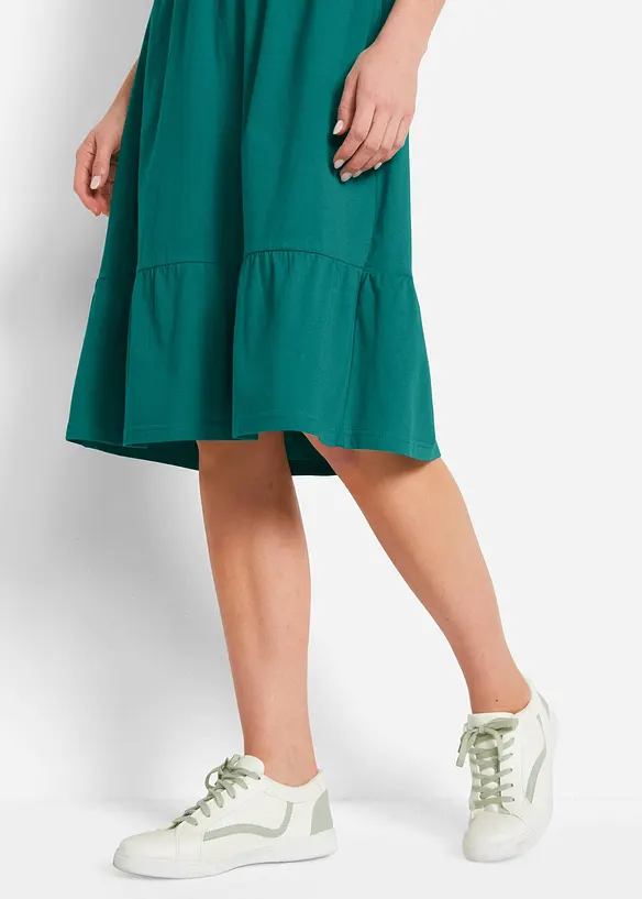 Jersey jurk van puur katoen, bonprix