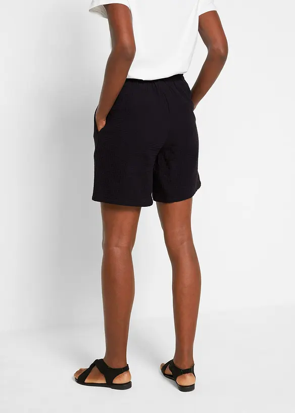 Mousseline short van katoen, bonprix