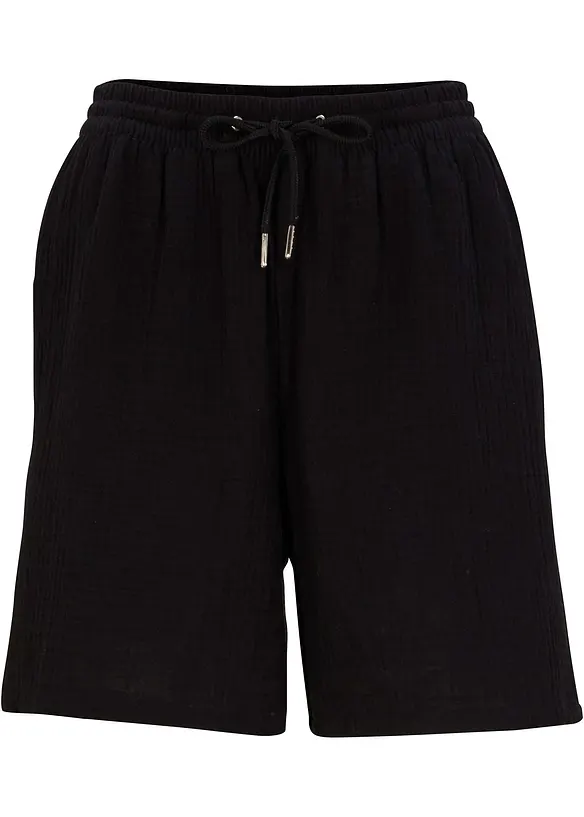 Mousseline short van katoen, bonprix