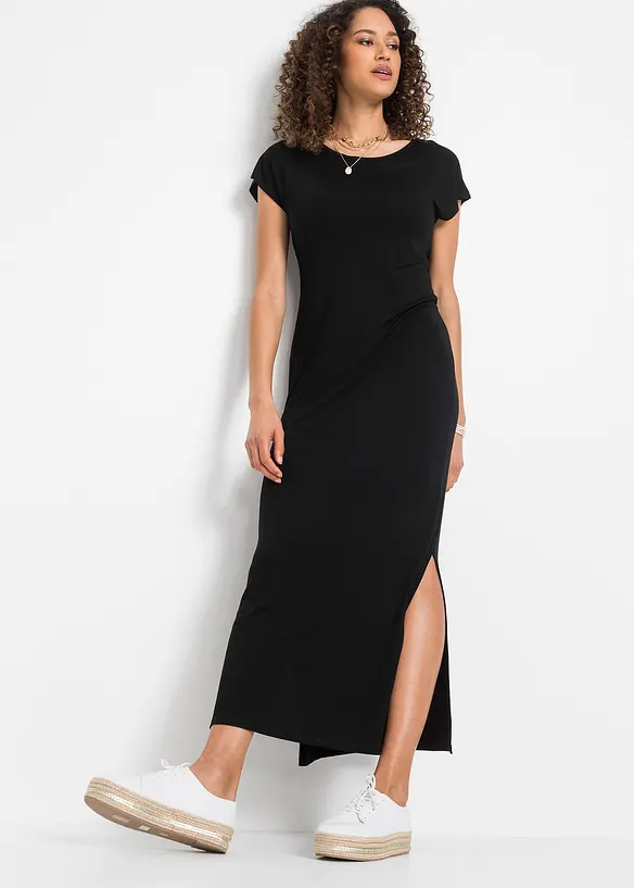Jersey jurk van een soepele viscose-elastanmix, bonprix