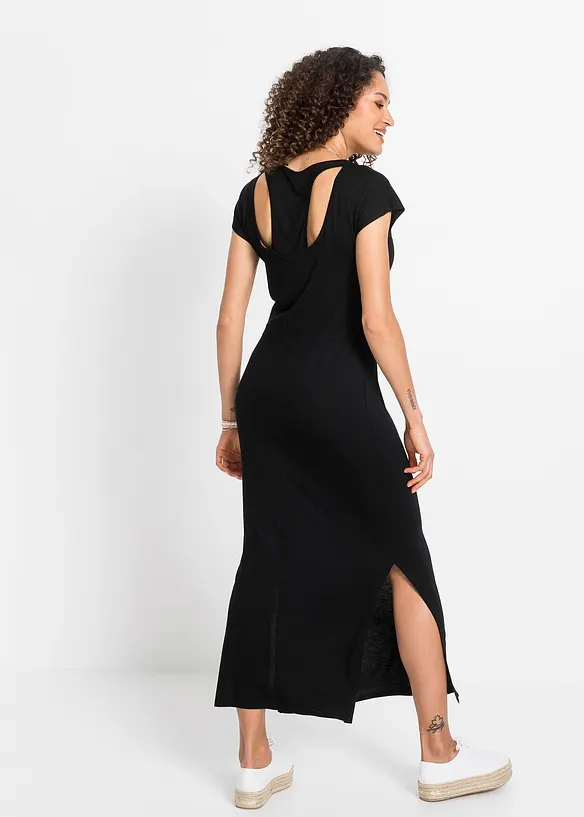 Jersey jurk van een soepele viscose-elastanmix, bonprix